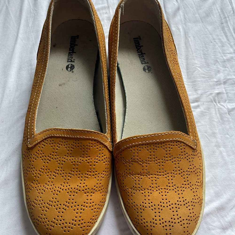 Timberland Women's Golden Tan Slip-On Shoes